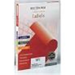 Label Rediform 4UP Laser Fluoro Yellow 104mm x 148mm BX 100